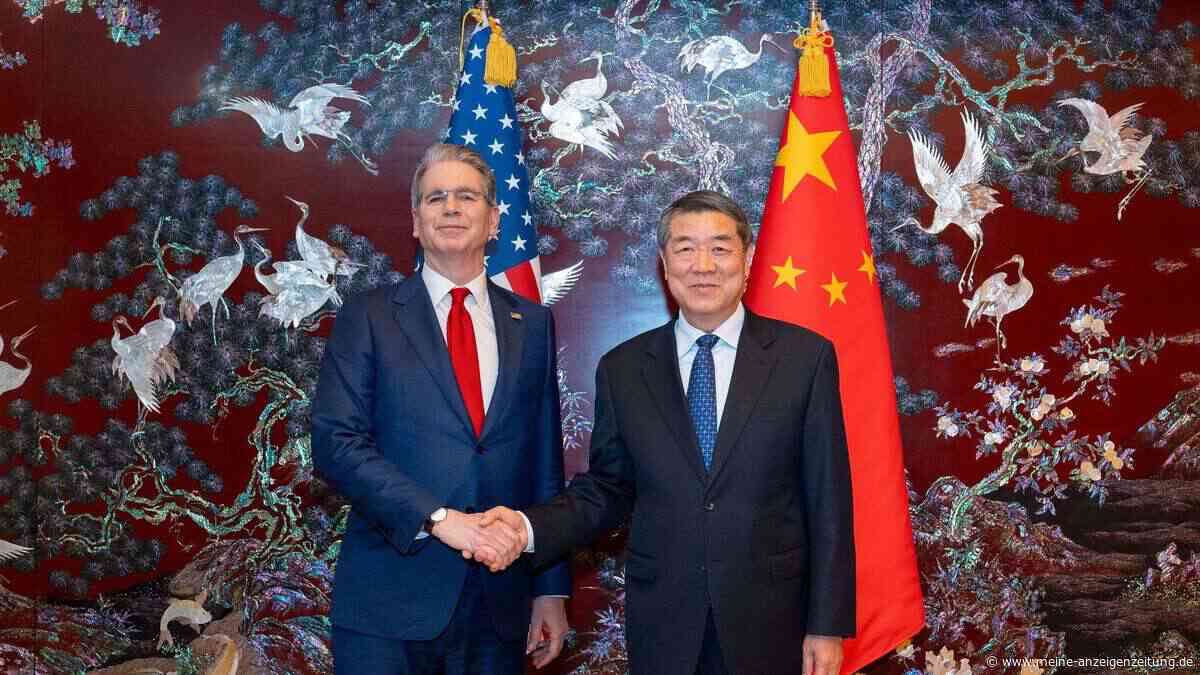 Vor Gipfel in USA: Bessent will Chinas Vizepremier treffen