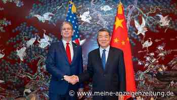 Vor Gipfel in USA: Bessent will Chinas Vizepremier treffen