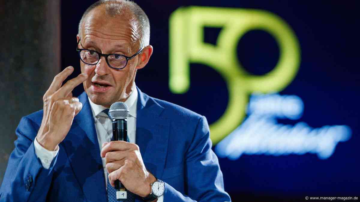 Friedrich Merz: „Wir sind nach wie vor ein erstklassiger Schuldner auf der Welt“