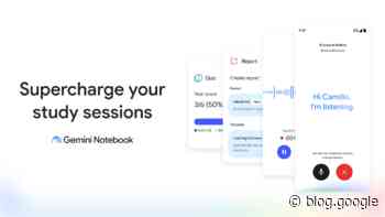 Sharpen your study routine with new Gemini Notebook tools
