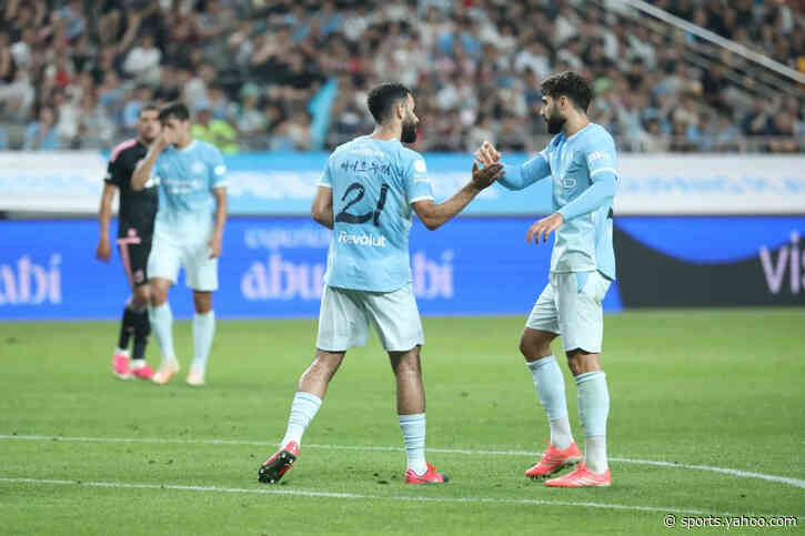 There looks to be only one path into the Manchester City lineup for an Algerian international