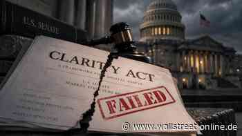 Das war’s: Clarity Act scheitert im US-Senat – XRP stürzt zweistellig ab