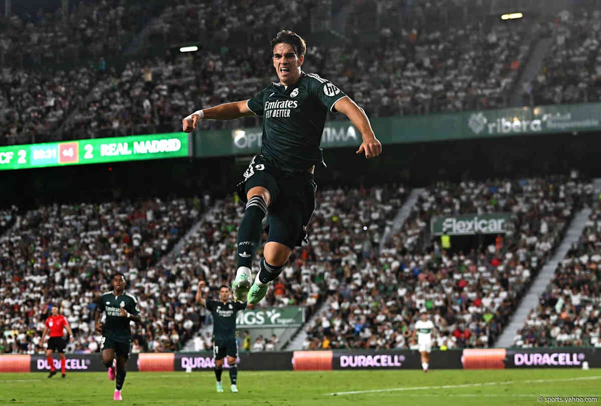 Carlos Espi reacts after scoring match-winning goal in Elche 2-3 Real Madrid: ‘Starting like this is a dream’