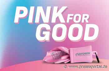 proWIN startet Spendenaktion PINK FOR GOOD zum Thema Brustkrebs