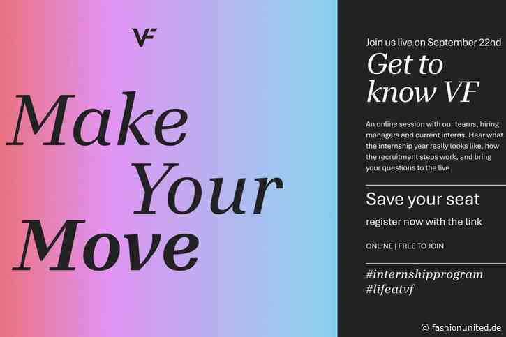 VF Corporation lädt Student:innen zum Webinar ‘Make Your Move’ ein