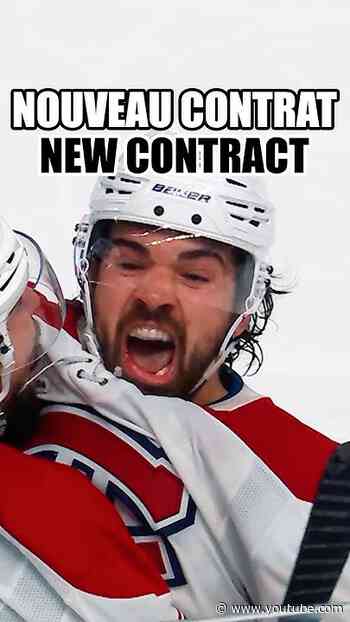 New contract for Alex Newhook #NHL #Shorts