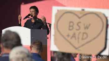 "Wirklich schräge Figuren": Wagenknecht empört sich über AfD-Spitze in Sachsen-Anhalt