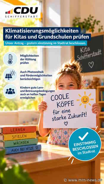 Schifferstadt – CDU Schifferstadt: Klimatisierung von Kitas und Grundschulen prüfen
