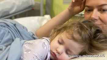 Mum's heartbreak as four-year-old daughter's 'UTI' was actually a 5cm brain tumour