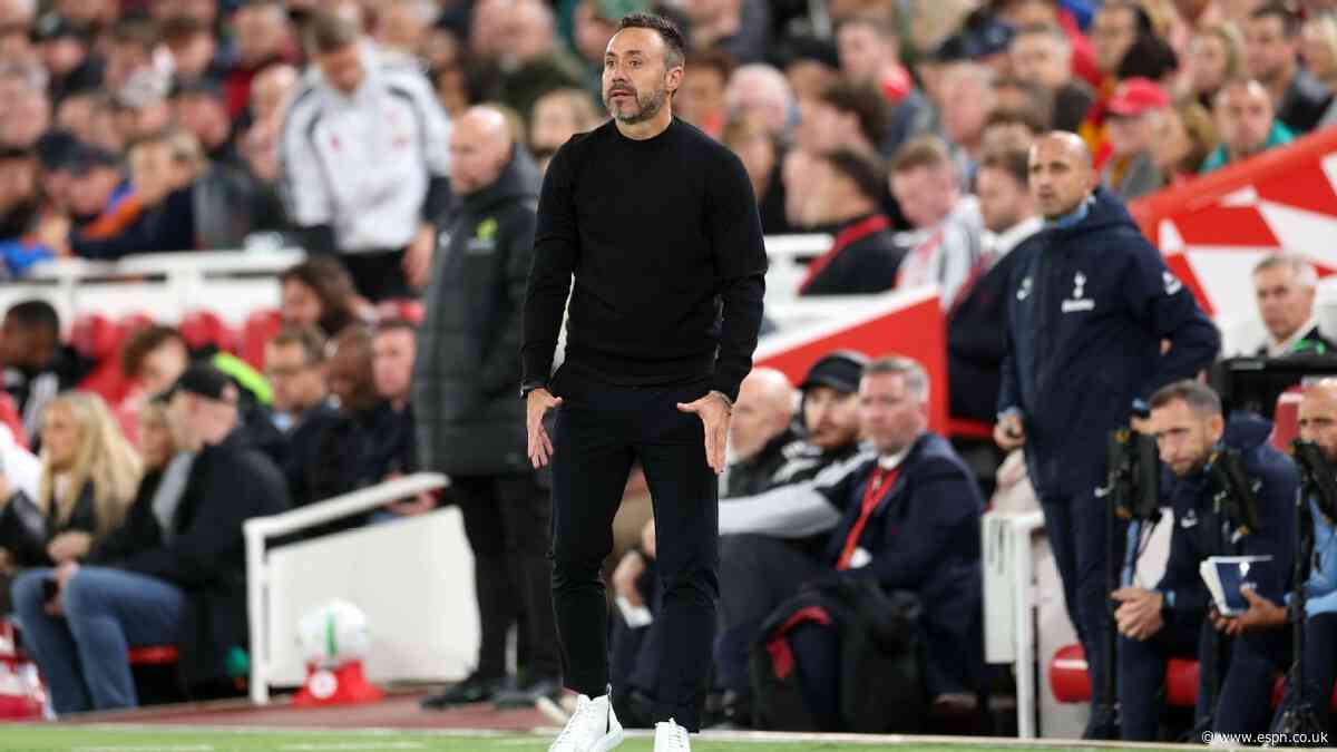 De Zerbi: Spurs will score many goals, win a lot