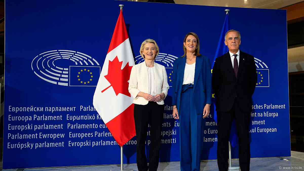 Gemeinsam gegen Trump: Von der Leyen: Kanada sollte erstes assoziiertes EU-Mitglied werden