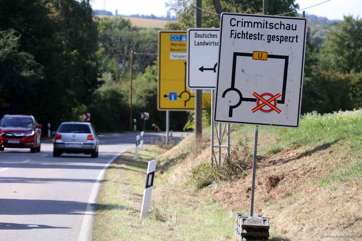 Staugefahr in Crimmitschau: Fichtestraße wird für drei Wochen gesperrt