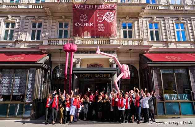 Hotel Sacher Wien ist auf Platz 42 in „The 50 Best Hotels“