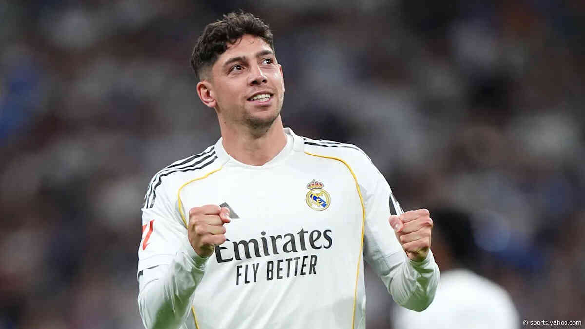 Federico Valverde reacts after reaching special Real Madrid milestone