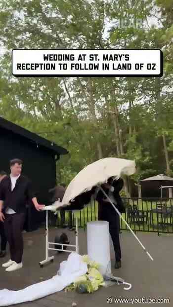 rain on ur wedding day- isn't it demonic! #weatherfails #weddingfail #justmarried #hurricane #shorts