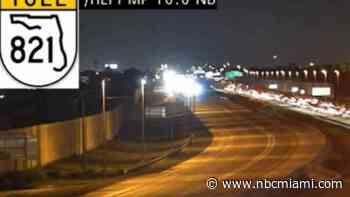 Man struck, killed on Florida's Turnpike, shutting down southbound lanes, FHP says