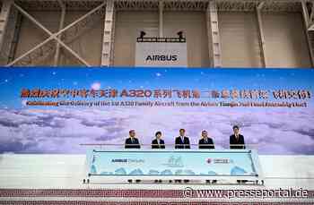 Airbus liefert erstes Flugzeug aus seiner neuen Montagelinie in China aus