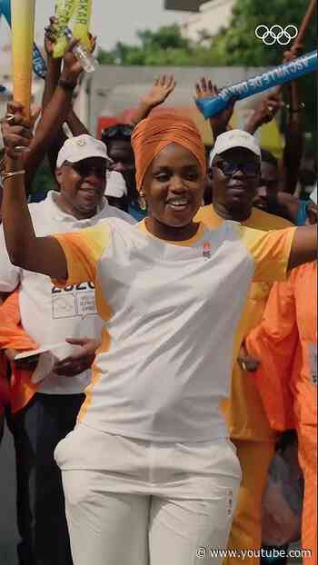 The Youth Olympic Games Flame has arrived on the African continent.❤️