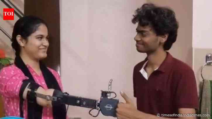 Meet Ansh Mishra: His friend lost her hand at six; 15 years later, he built her a bionic hand
