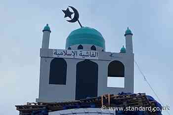 Three men appear in court in connection with mosque model on loyalist bonfire