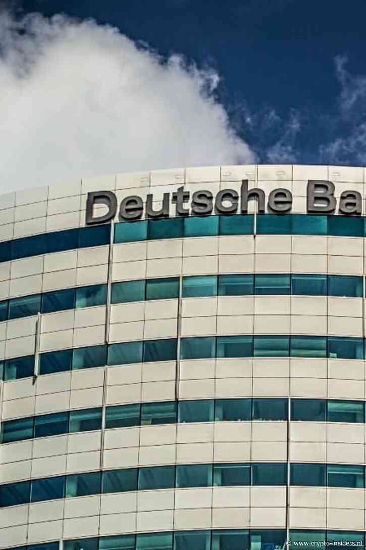 Deutsche Bank stapt nog dit jaar in Bitcoin en Ethereum