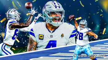 I caught a TD pass from Dak: 9 stories as Prescott nears Romo's Cowboys record