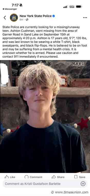 Police search for missing teen in Sand Lake