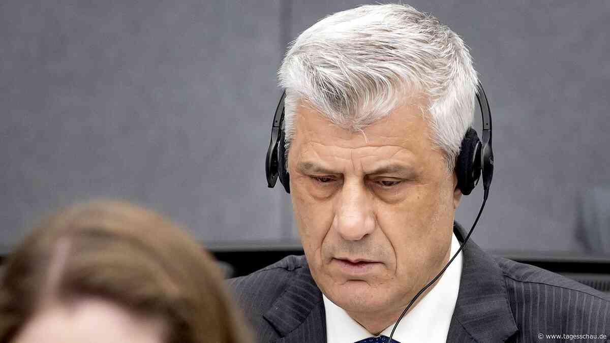 25 Jahre Haft für Kosovos Ex-Präsident Thaci wegen Kriegsverbrechen