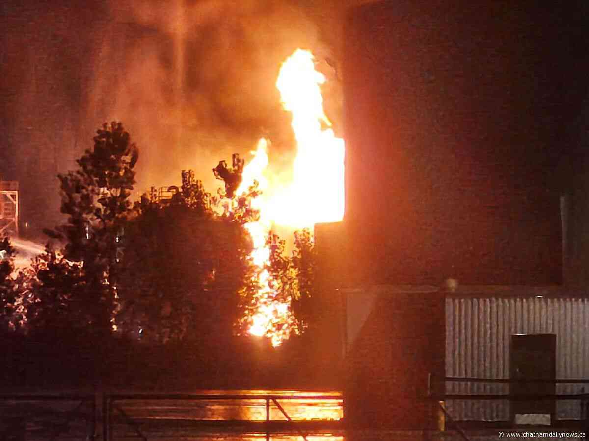 Major fire at Greenfield Global plant on edge of Chatham