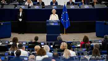 Zonder Trump bij naam te noemen luidt Von der Leyen nieuwe wereldorde in