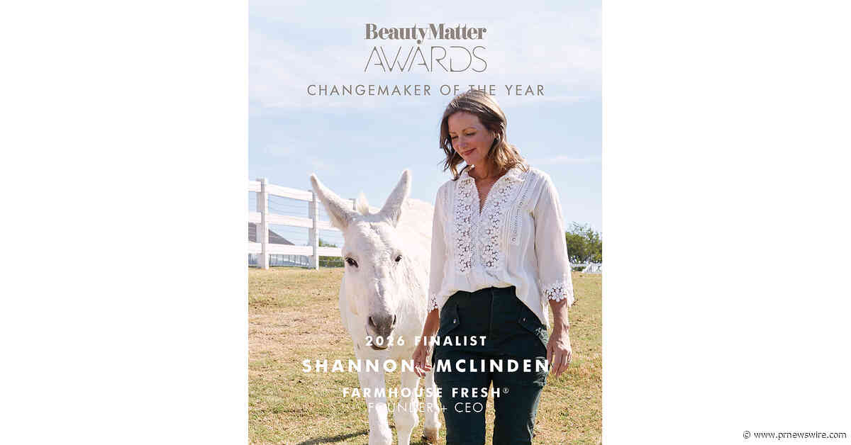 FarmHouse Fresh Founder Shannon McLinden Named BeautyMatter Changemaker of the Year Finalist