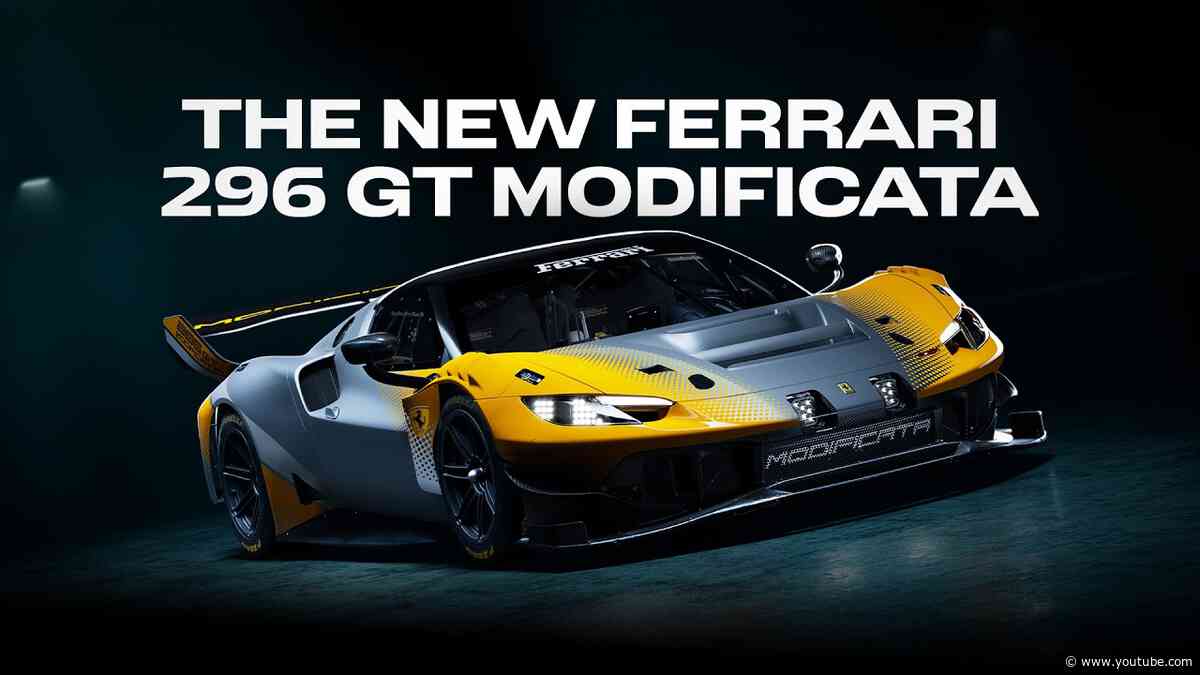 Introducing the new Ferrari 296 GT Modificata