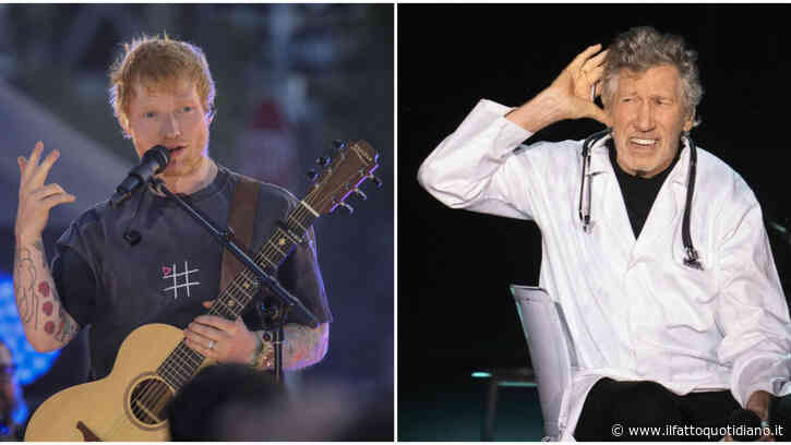 “Ci sono due tipi di persone al mondo: quelle che fanno la cosa giusta e piccoli stronzi come te che fanno la cosa sbagliata”: Roger Waters attacca Ed Sheeran