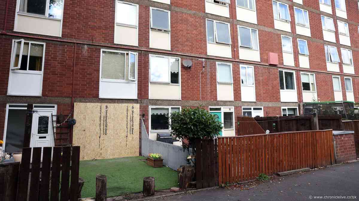 Car smashes into Newcastle home as police investigation launched and man arrested