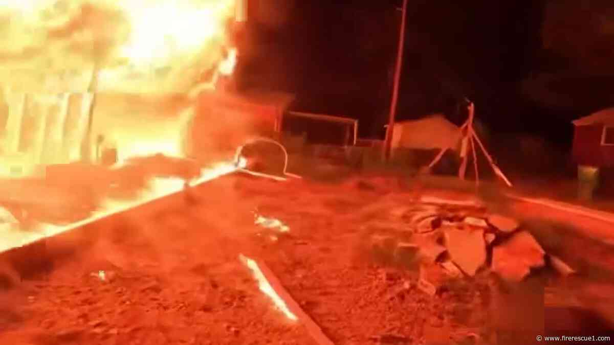 Watch: Helmet cam captures N.C. firefighters battling intentionally set house fire