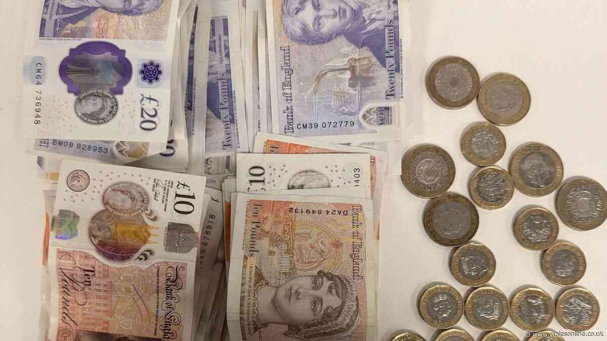 Man arrested after being found with cash and drugs in Newport