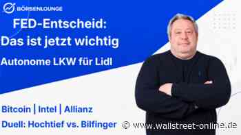 Autonome LKW-Aktien: Bitcoin: Clarity Act scheitert | Intel: sk Hynix Deal? l Allianz: Waymo geangelt