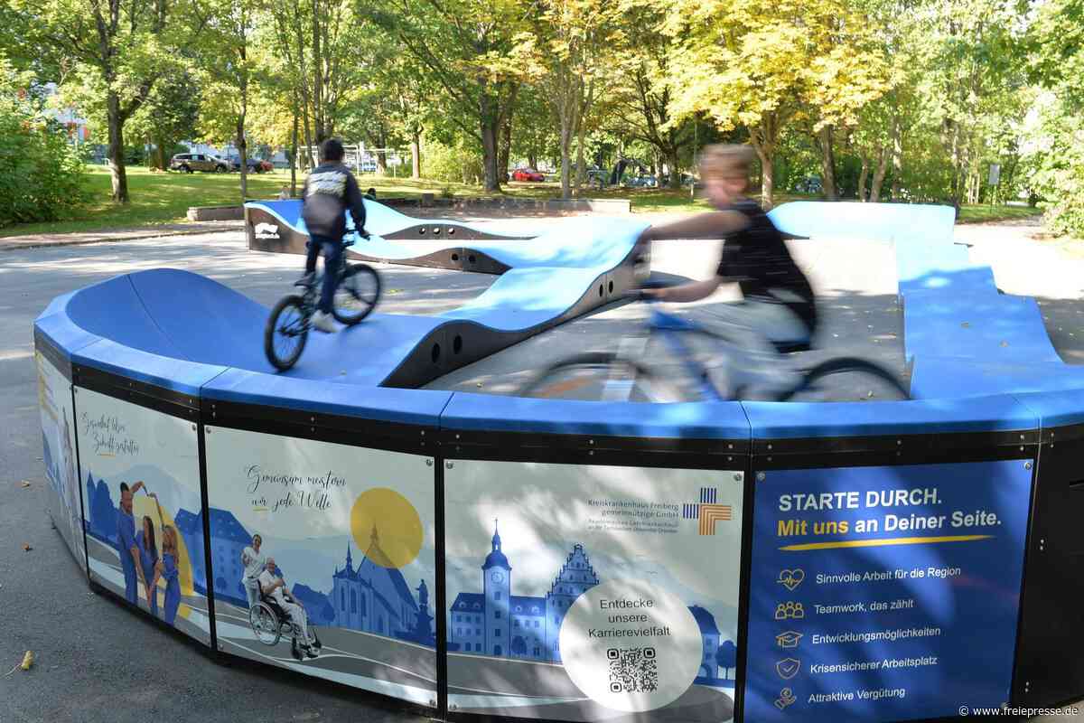 Pumptrack und Citybeach: Willkommen und Abschied in Freiberg