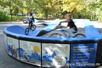 Pumptrack und Citybeach: Willkommen und Abschied in Freiberg