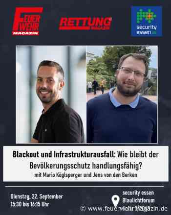 Panel: Was passiert bei Blackout und Infrastrukturausfall?
