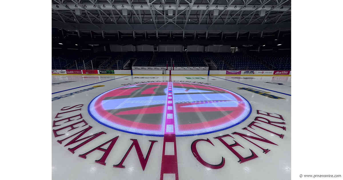 Athletica Sport Systems Deploys LiveLED In-Ice Display Technology at Guelph's Sleeman Centre
