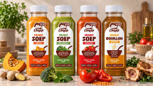 Oma's Soep lanceert Oma's Krachtsoepen en Oma's Krachtbouillon