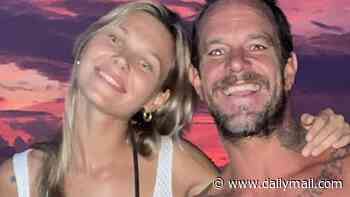 Koby Abberton's glamorous Ukrainian model ex goes public with Aussie roofer boyfriend - almost a year after her Byron Bay move left the Bra Boy 'devastated' and pleading: 'Take my boy ASAP'