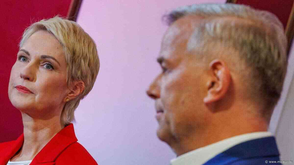 Schwesig und Holm vor zweitem TV-Duell: Was vor der MV-Wahl wichtig ist