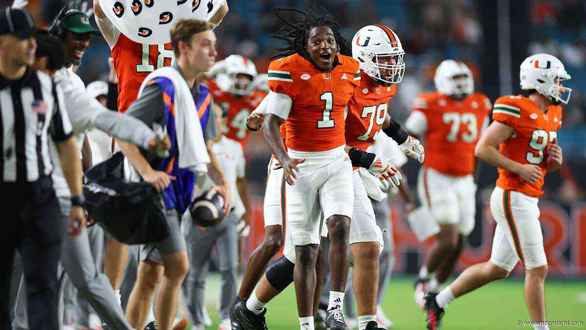 No. 5 Miami is showing off depth on offense after 2 blowout wins to open season