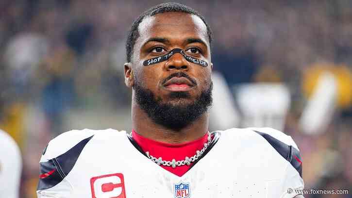 Texans' Azeez Al-Shaair to be fined once again by NFL for wearing Pro-Palestinian personal message on eyeblack