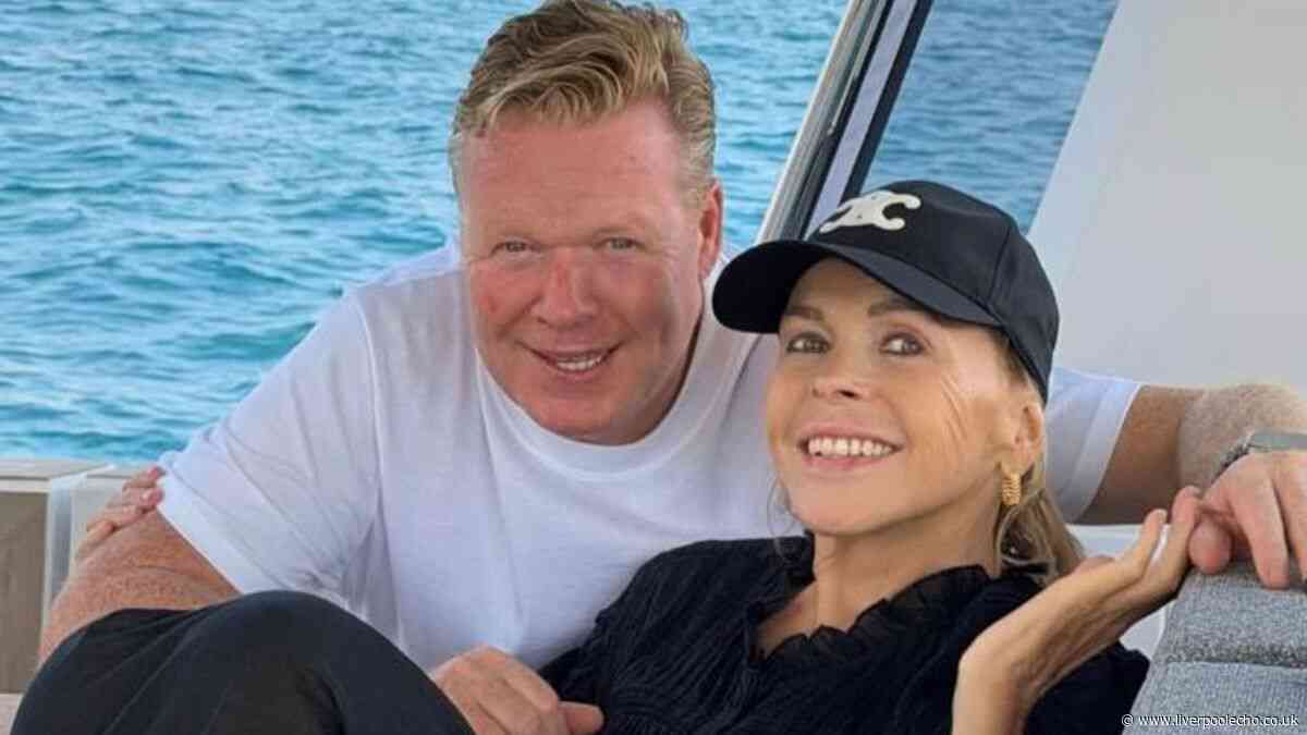 Former Everton boss Ronald Koeman supported as he announces his wife's death