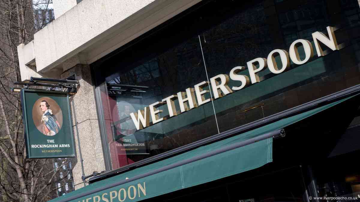 Wetherspoon offering discount on all food and drink for one day only