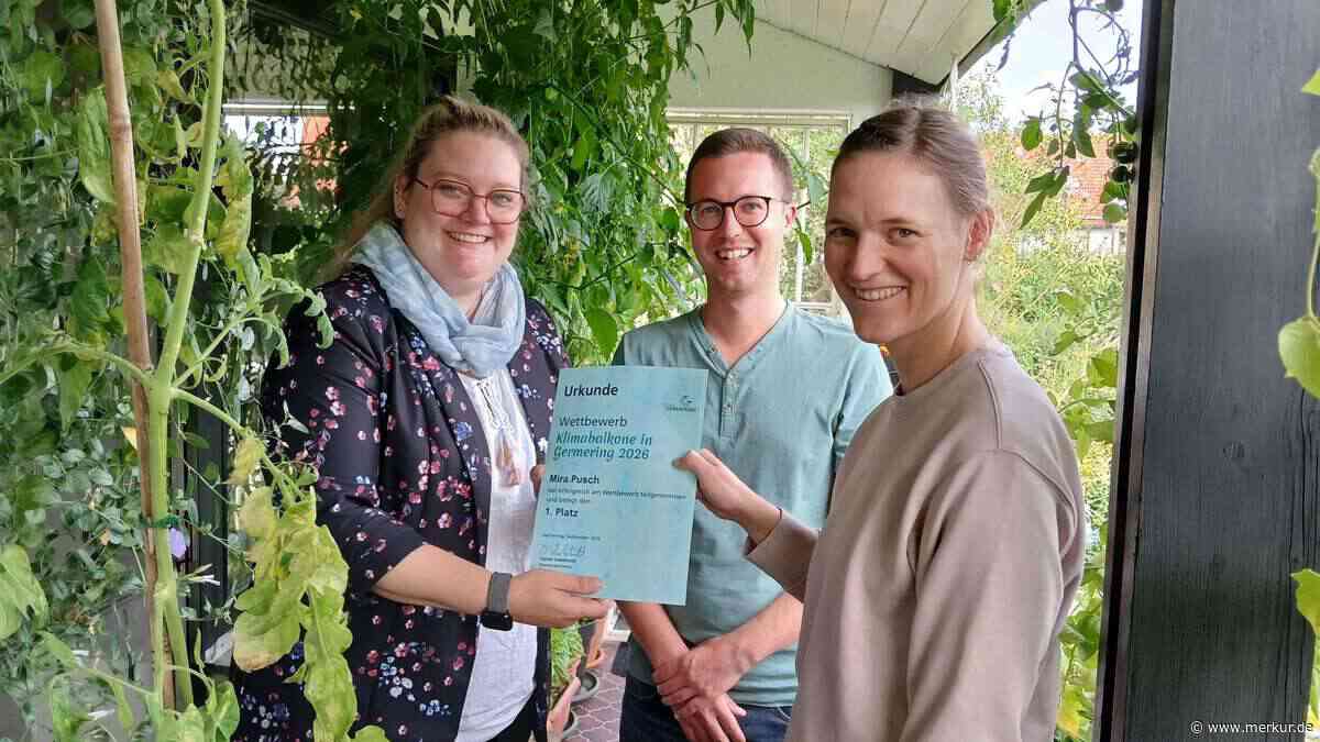 Auf knapp einem Meter Breite: Dieser Germeringer Klimabalkon gewinnt den Wettbewerb