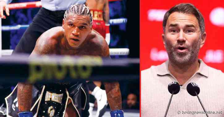 Eddie Hearn sums up Conor Benn’s performance in KO defeat to Ryan Garcia
